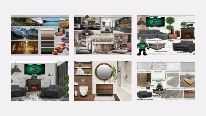 Дизайн интерьерной и ландшафтной среды – работы студентов - 7